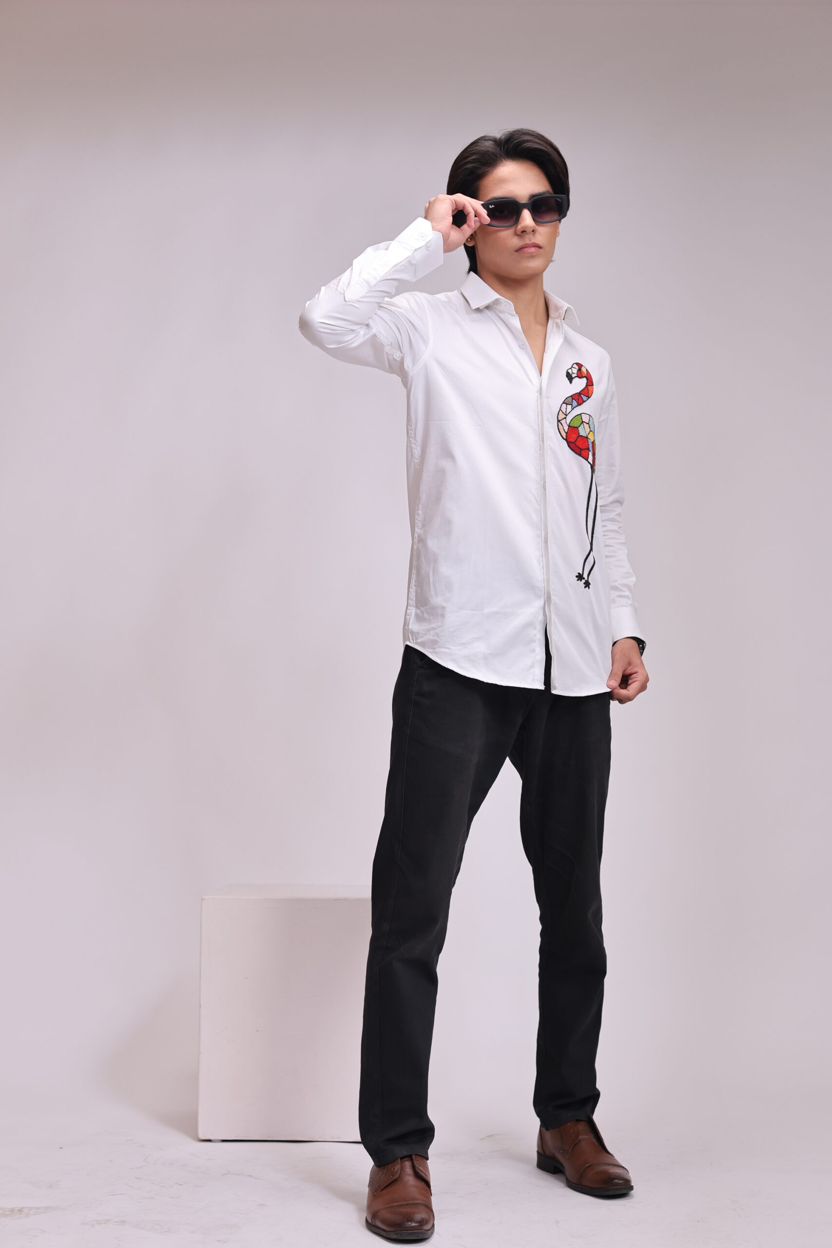 The Mosaic Flamingo Shirt - Image 3