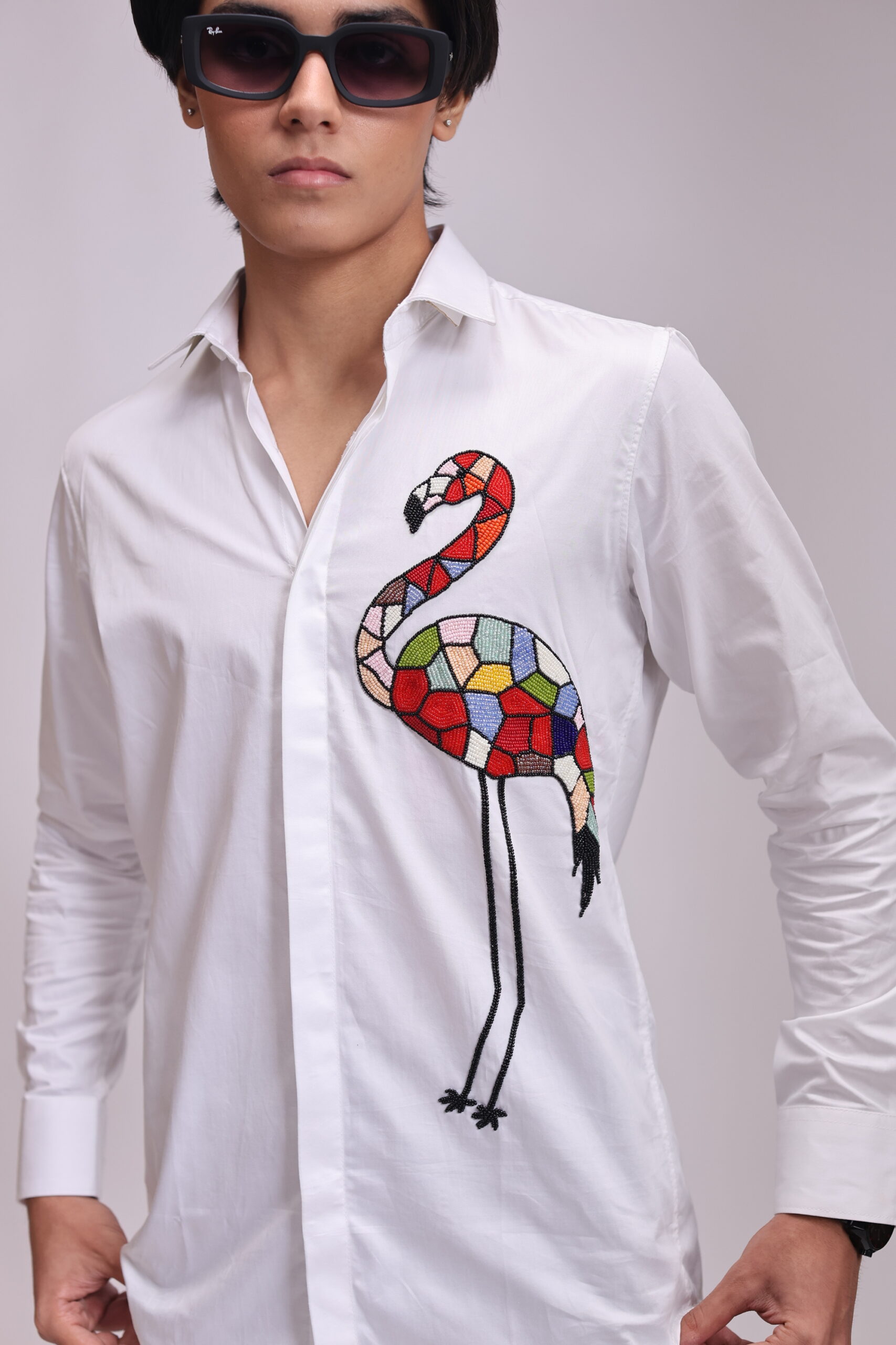 The Mosaic Flamingo Shirt